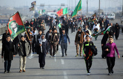 1.8 million Iranian pilgrims taking trek to Karbala