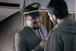 انتشار اولین ویدیو از سقوط هواپیمای مهران مدیری و چند بازیگر دیگر