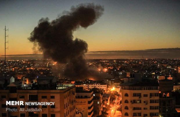 غارات جوية إسرائيلية على قطاع غزة 