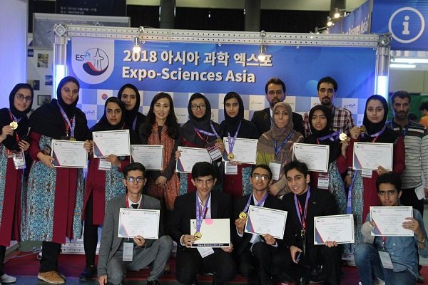 Iranian students bag 10 gold medals at 2018 Expo-Sciences Asia