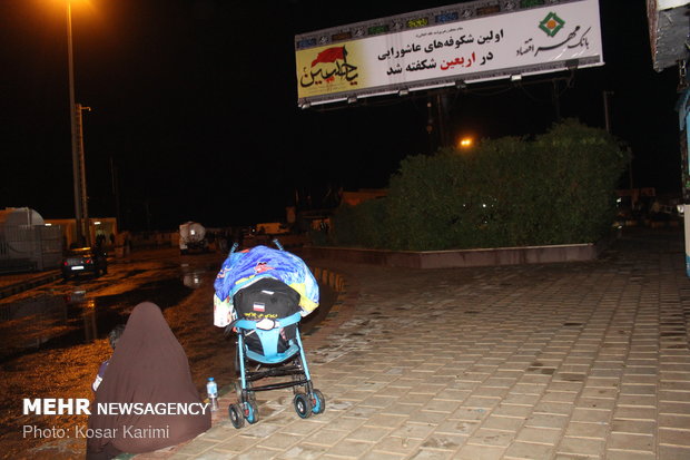 بارش باران در چذابه