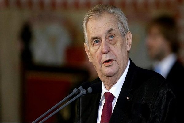 رئیس‌جمهور چک در بیمارستان نظامی بستری شد