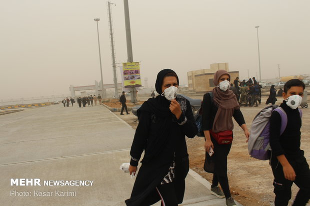 گرد و غبار در چذابه