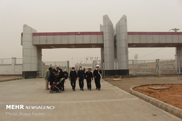 گرد و غبار در چذابه