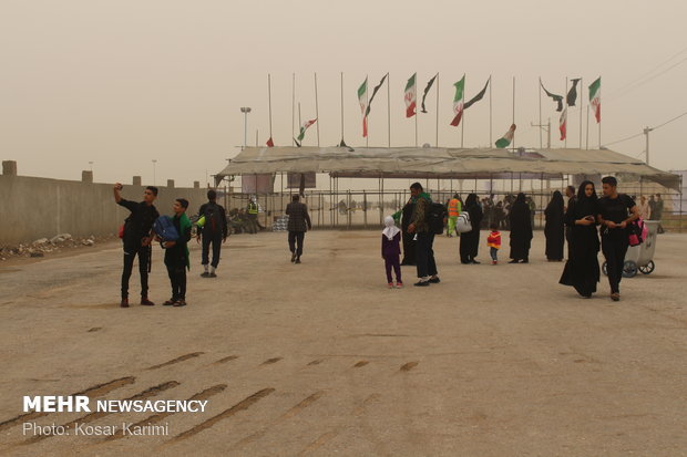 گرد و غبار در چذابه