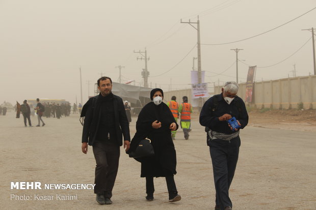 گرد و غبار در چذابه