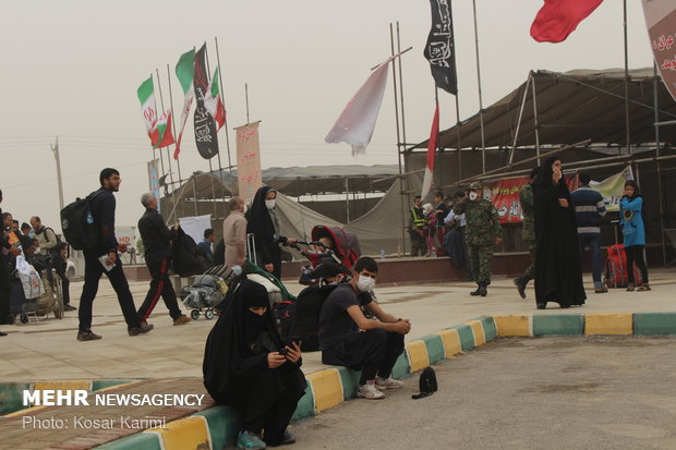 گرد و غبار در چذابه