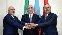 Zarif meeting Turkish, Azeri counterparts in Istanbul