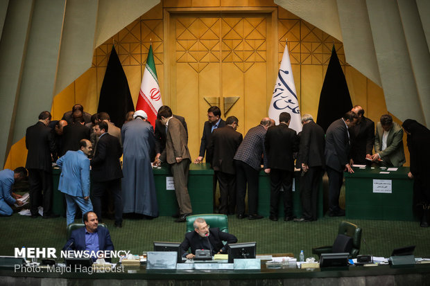 Vote of confidence session of the Parliament