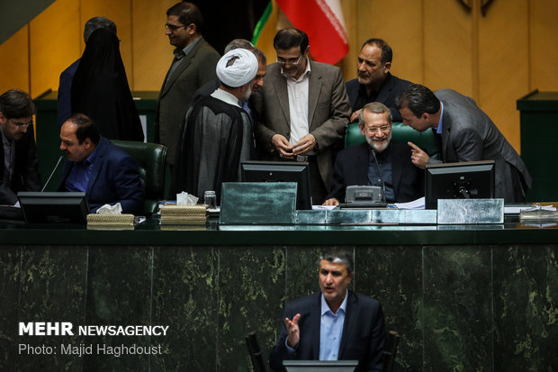 Vote of confidence session of the Parliament