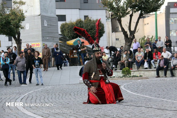 مراسم تعزیه با عنوان حی علی العزا