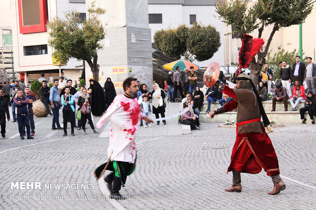 مراسم تعزیه با عنوان حی علی العزا