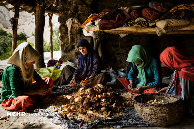 Bakhtiari women in Lorestan