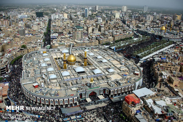 تصویر هوایی از کربلای معلا