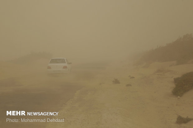 العواصف الترابية في محافظة "سيستان وبلوجستان"