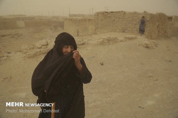 العواصف الترابية في محافظة "سيستان وبلوجستان"