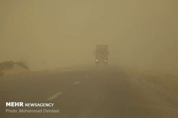 العواصف الترابية في محافظة "سيستان وبلوجستان"