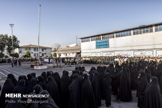 تشییع پیکر شهید امنیت حسن پاینده در رشت