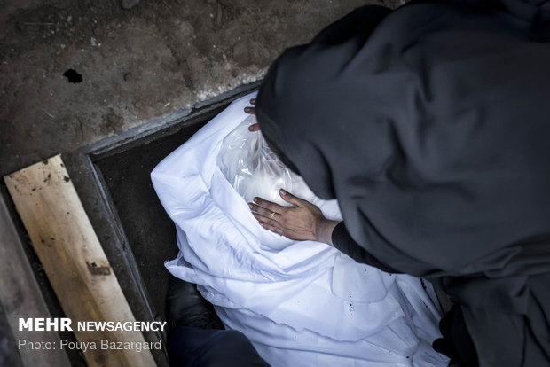 تشییع پیکر شهید امنیت حسن پاینده در رشت