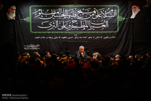 مراسم شب اربعین در کربلا