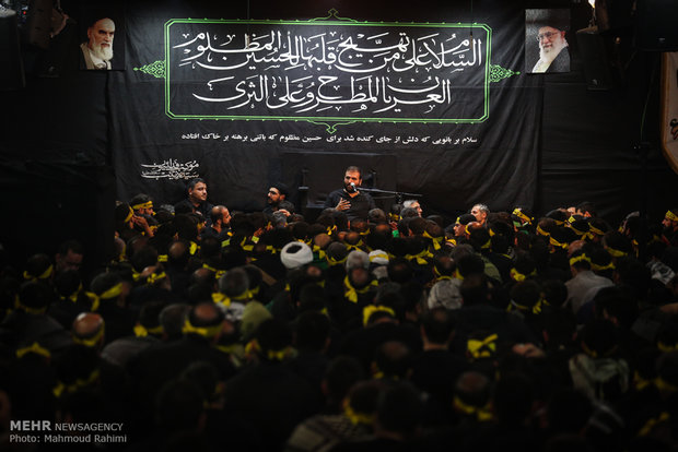 مراسم شب اربعین در کربلا