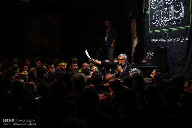 مراسم شب اربعین در کربلا