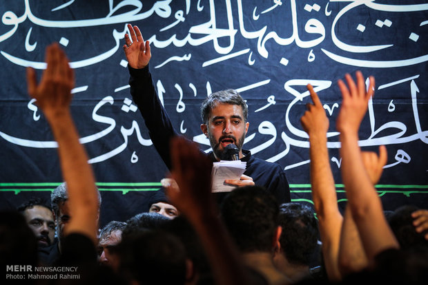 مراسم شب اربعین در کربلا