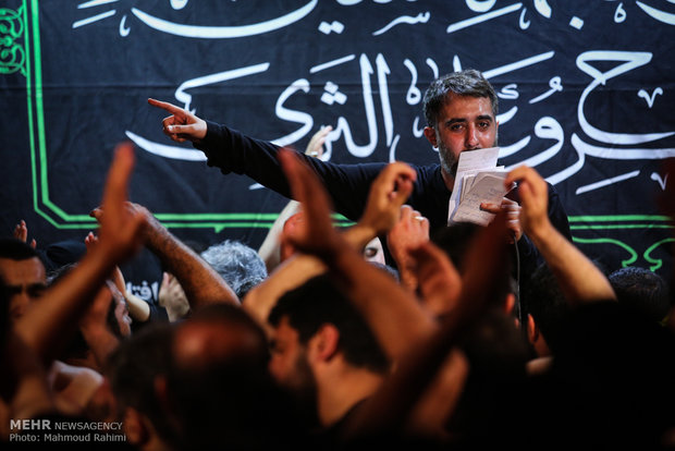 مراسم شب اربعین در کربلا