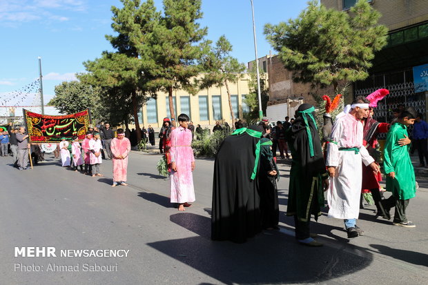 راهپیمایی جاماندگان اربعین حسینی در سمنان