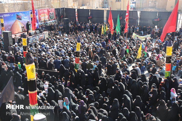 راهپیمایی جاماندگان اربعین حسینی در سمنان