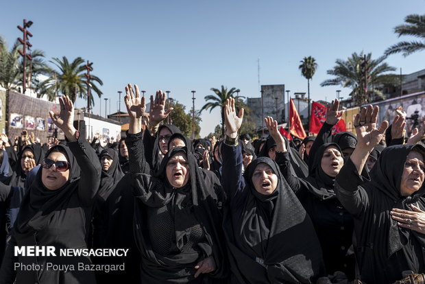 راهپیمایی جا ماندگان اربعین حسینی (ع) در رشت