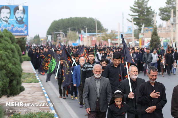 راهپیمایی جا ماندگان اربعین حسینی (ع) در بیرجند