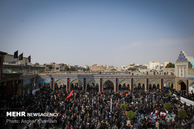 مراسم اربعین حسینی در حرم مطهر حضرت عبدالعظیم حسنی(ع)