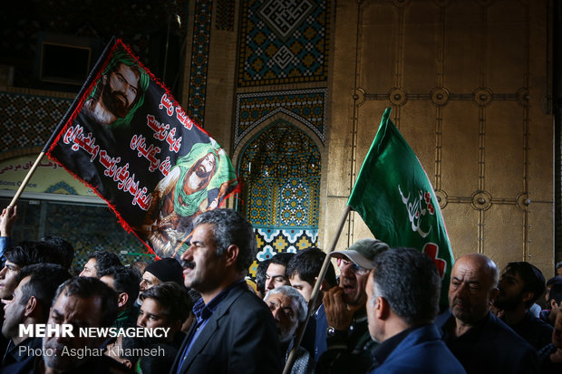 الأربعين الحسيني في مرقد "عبد العظيم حسني ع"بطهران 