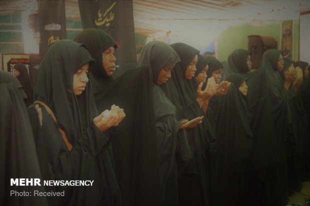 حضور شیعیان نیجریه در مسیر نجف به کربلا