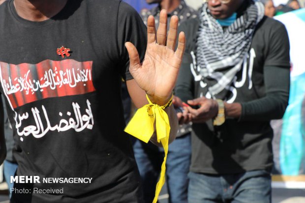 حضور شیعیان نیجریه در مسیر نجف به کربلا