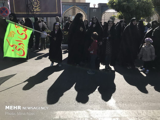راهپیمایی جا ماندگان اربعین حسینی (ع) در تبریز