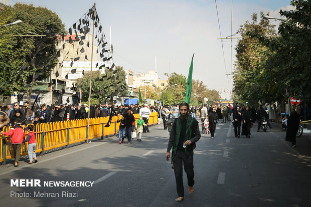 راهپیمایی جاماندگان اربعین در تهران