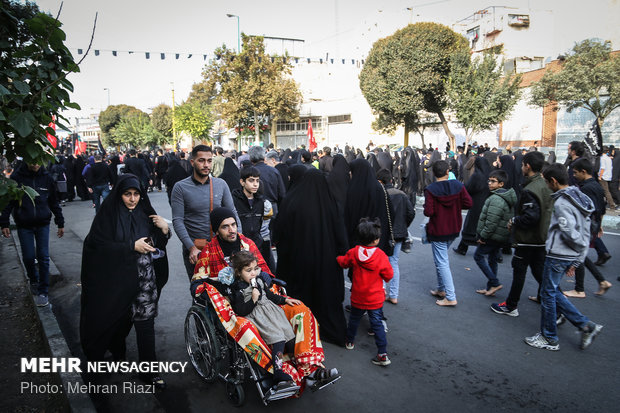 راهپیمایی جاماندگان اربعین در تهران