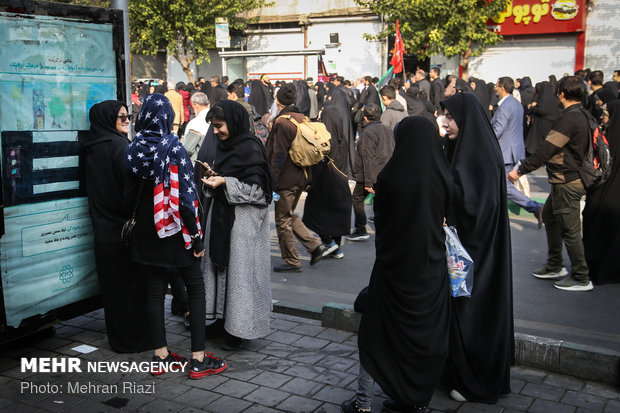 راهپیمایی جاماندگان اربعین در تهران