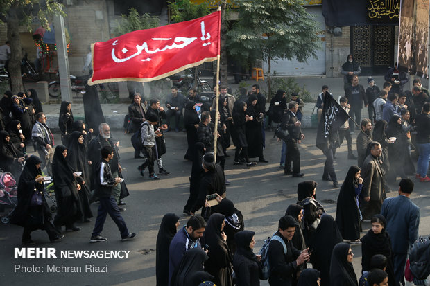 راهپیمایی جاماندگان اربعین در تهران