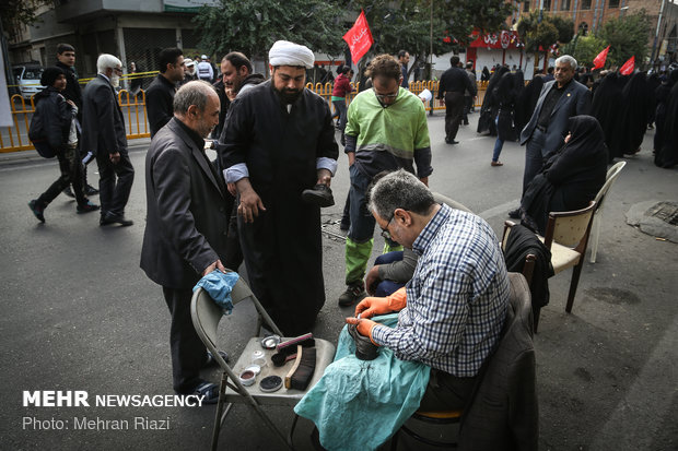 راهپیمایی جاماندگان اربعین در تهران