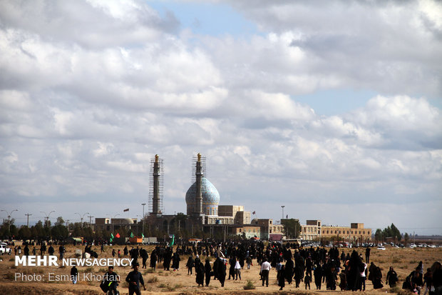 راهپیمایی جاماندگان اربعین حسینی در سیرجان
