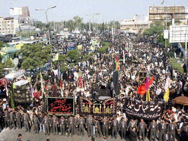 پاکستان بھر میں شہدائے کربلا کا چہلم مذہبی عقیدت و احترام سے منایا جارہا ہے