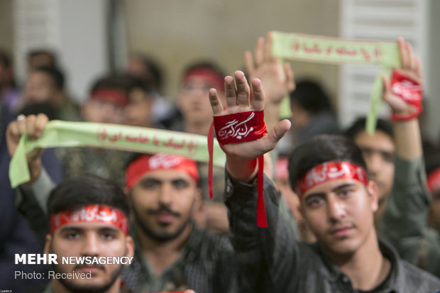 Sat. meeting of Iran's Leader with students
