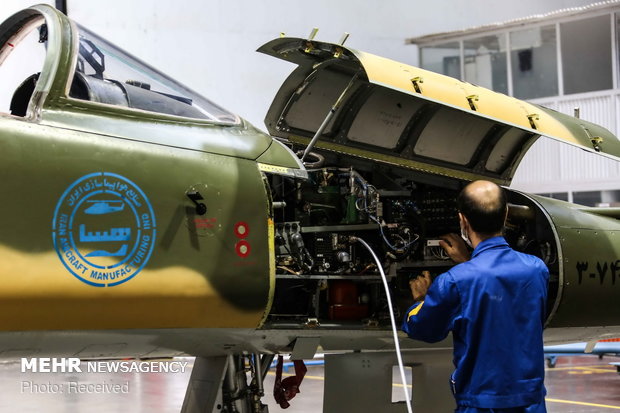 افتتاح خط تولید اولین جت جنگنده تمام ایرانی کوثر