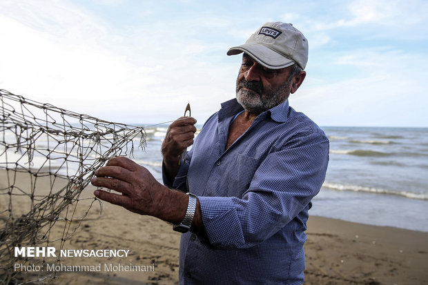 Fishing season in Caspian Sea