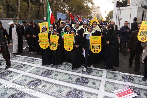 Iranians mark anniversary of US embassy takeover 