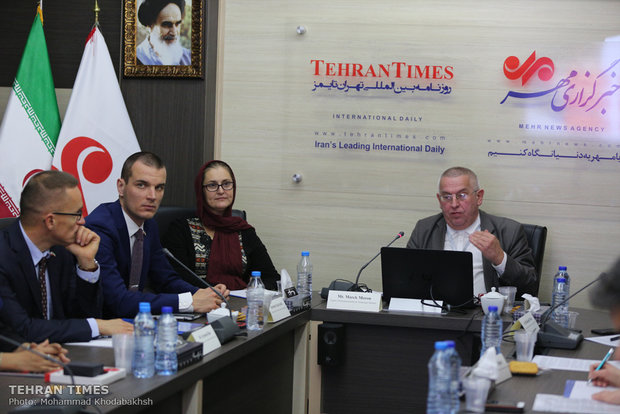 Polish Trade delegation’s press conference held at Tehran Times