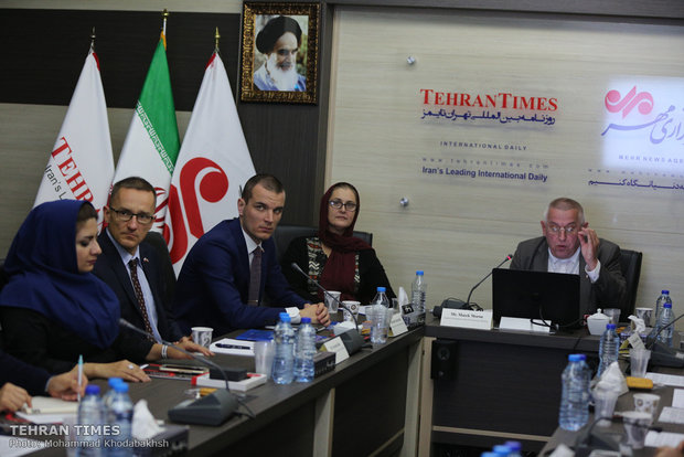 Polish Trade delegation’s press conference held at Tehran Times